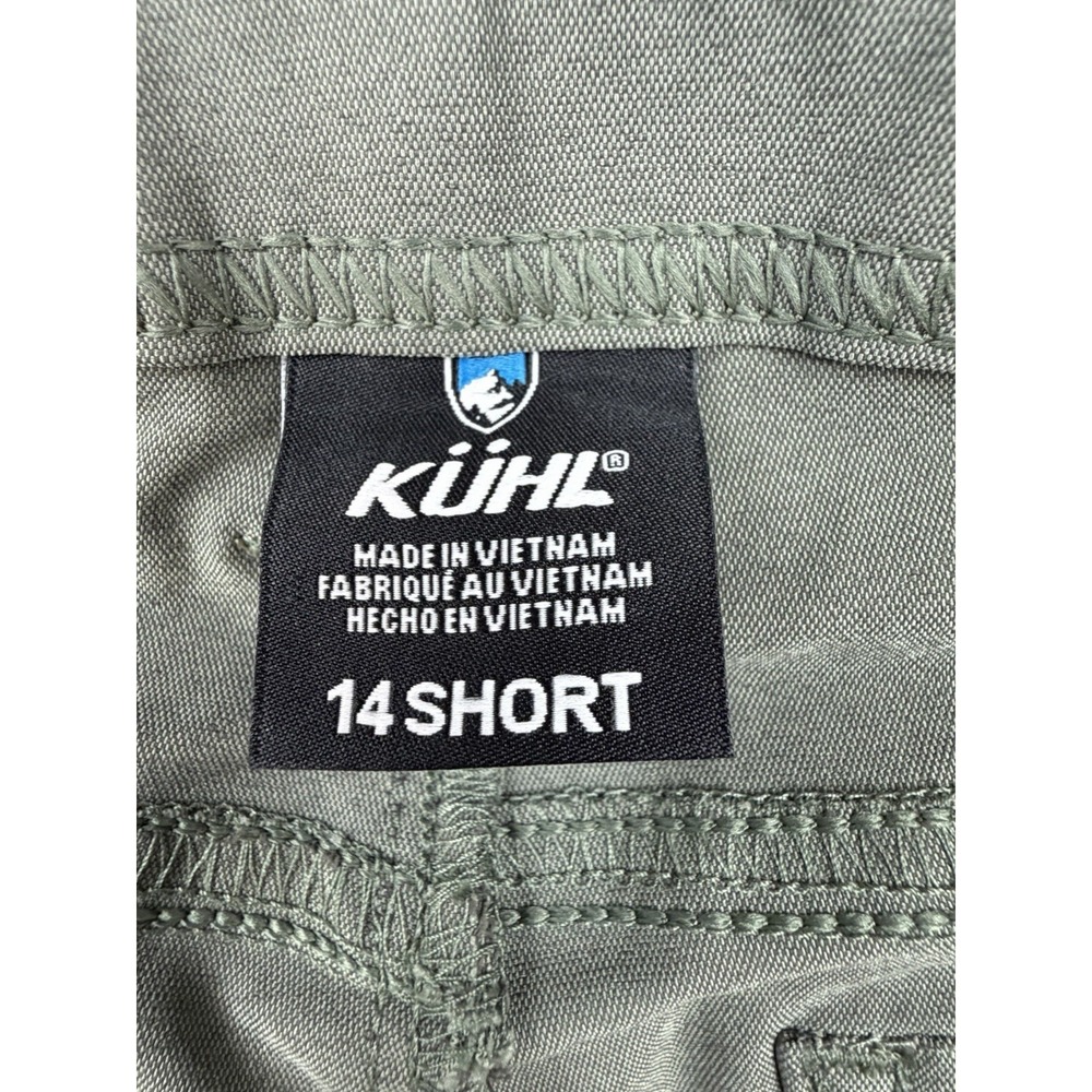 NEW  Kuhl Women's Trekr Pants‎ W/Capri Conversion Olive Green 14P Hike Gorpcore - Picture 14 of 16